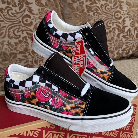 Vans Old Skool Rose/Animalchck True White/Multi WM - Picture 6 of 16